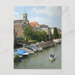 Carte Postale Bateau pittoresque néerlandais Canal Picturesque P