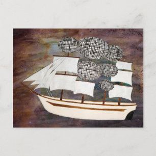 Carte Postale Bateau Rabbie Burns