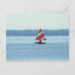 Carte Postale Bateau sur le lac Mendota à Madison, Wisconsin