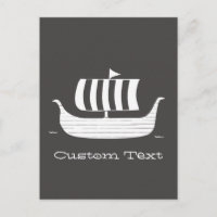 Bateau viking/bateau long avec couleur arrière - p