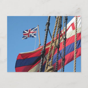 Carte Postale Bateaux à Jamestowne historique