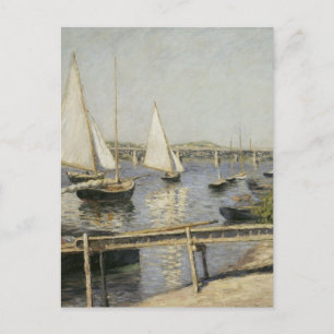 Carte Postale Bateaux à voile à Argenteuil par Gustave Caillebot