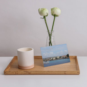 Carte Postale Bateaux à voile du port de Bonaire Kralendijk