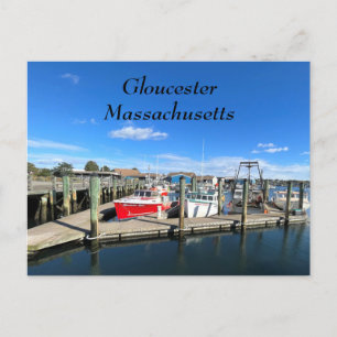 Carte Postale Bateaux dans le port de Gloucester