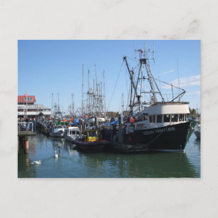 Carte Postale Bateaux de pêche