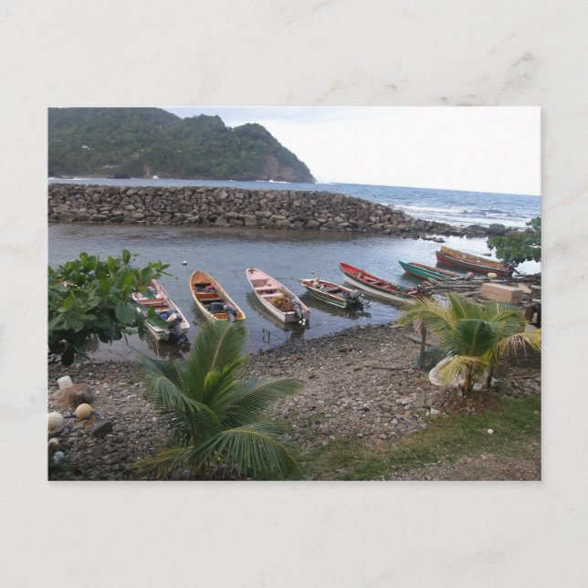 Carte Postale Bateaux de pêche (Devant)