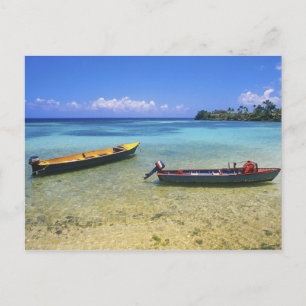 Carte Postale Bateaux de pêche, Boston Beach, Port Antonio,