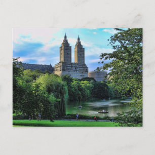 Carte Postale Bateaux sur Central Park Lake, San Remo
