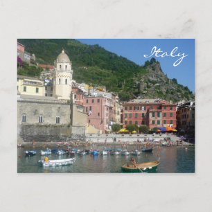 Carte Postale bateaux vernazza italy