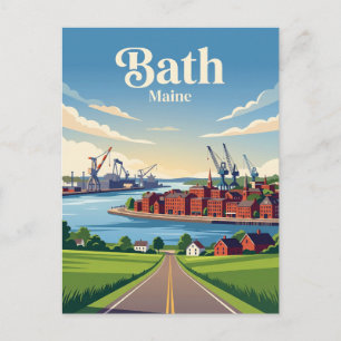 Carte Postale Bath USA