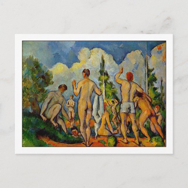 Carte Postale Bathers de Paul Cezanne (Devant)