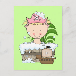 Carte Postale Bathtub Pirates