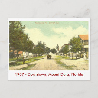 Carte Postale Bâti Dora, FL - du centre - 1907