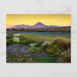Carte Postale Bâti Tongariro, Nouvelle Zélande
