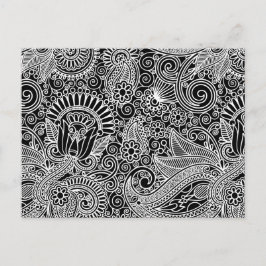 Carte Postale Batik Motif