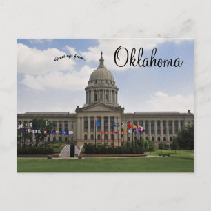 Carte Postale Bâtiment du Capitole de l'État de l'Oklahoma