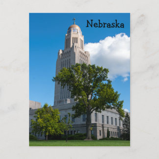 Carte Postale Bâtiment du Capitole de l'État du Nebraska