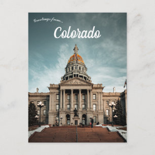 Carte Postale Bâtiment du Colorado State Capitol Denver Colorado
