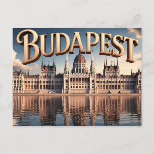 Carte Postale Bâtiment du Parlement hongrois à Budapest