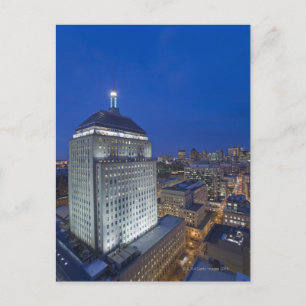 Carte Postale Bâtiment Old John Hancock avec Boston dans