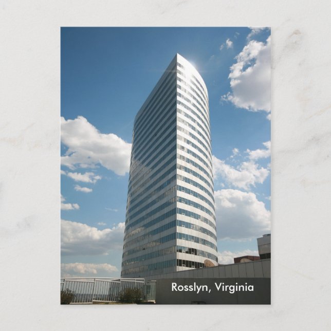 Carte Postale Bâtiment WJLA-TV à Rosslyn, Virginie (Devant)