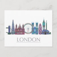 Bâtiments colorés par horizon de Londres
