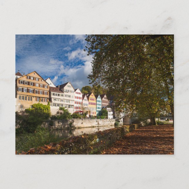 Carte Postale Bâtiments de la vieille ville de Tubingen (Devant)