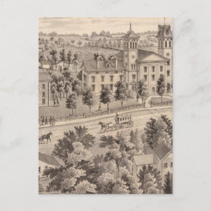 Carte Postale Bâtiments de l'école normale du nord de l'Indiana