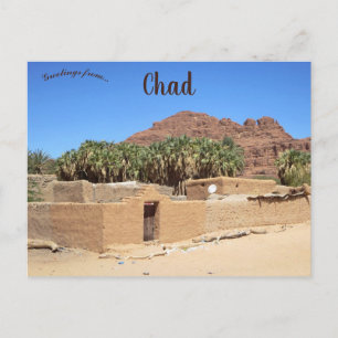 Carte Postale Bâtiments de terre à Fada Tchad