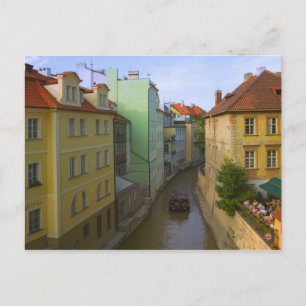 Carte Postale Bâtiments historiques avec canal, Prague, Républiq