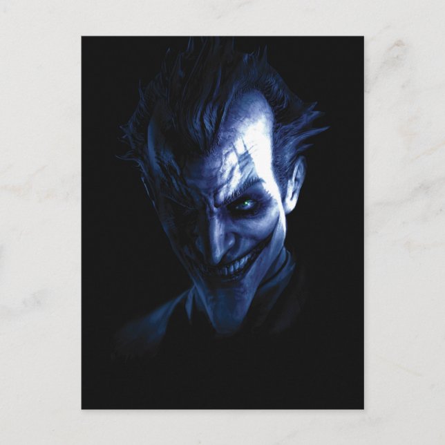 Carte Postale Batman : Arkham Asylum | Le Joker Dans L'Ombre (Devant)