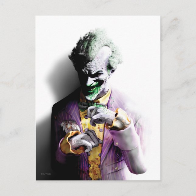 Carte Postale Batman Arkham City | Joker (Devant)