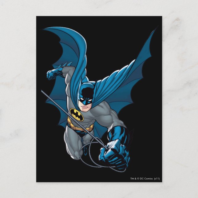 Carte Postale Batman balance de la corde (Devant)