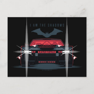 Carte Postale Batman Batmobile - Je Suis L'Ombre