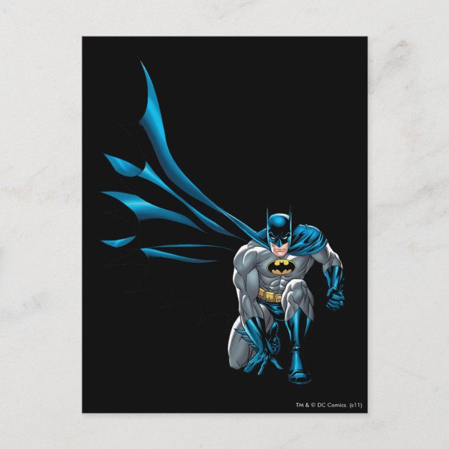 Carte Postale Batman Crouches (Devant)