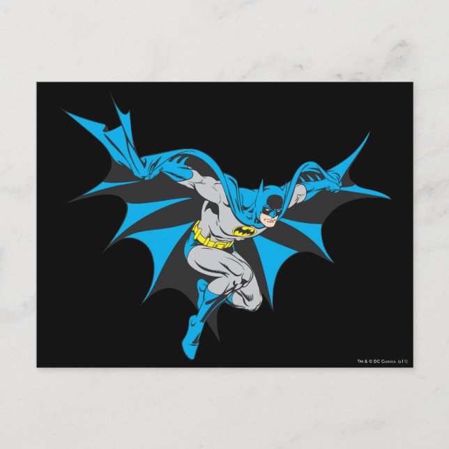 Carte Postale Batman Crouches (Devant)