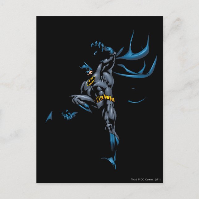 Carte Postale Batman Descend (Devant)