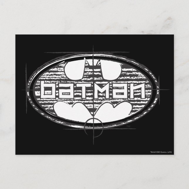 Carte Postale Batman | Logo provisoire (Devant)