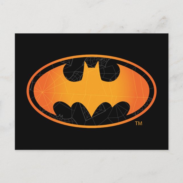 Carte Postale Batman | Logo Web d'Halloween (Devant)