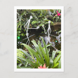 Carte Postale Bâton de la salle des orchidées Figures 2 Conser