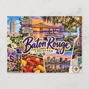 Carte Postale Baton Rouge Louisiane