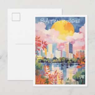 Carte Postale Baton Rouge Louisiane Voyage Esthétique