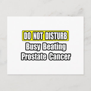 Carte Postale Battre Occupé Cancer de la Prostate