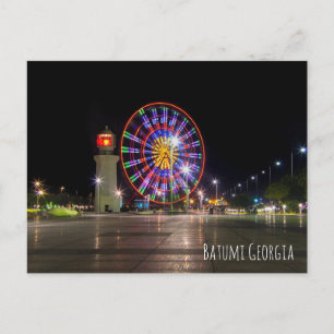 Carte Postale Batumi ville Géorgie, Grande roue