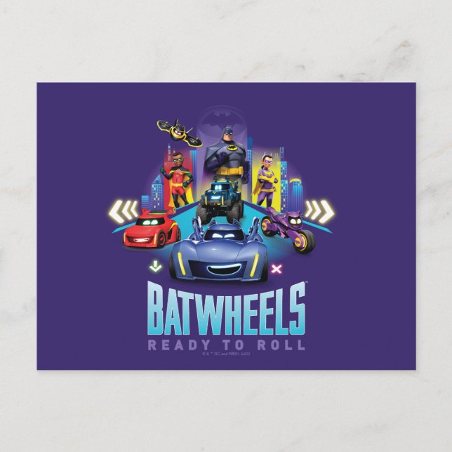 Carte Postale Batwheel™ - Prêt à rouler (Devant)