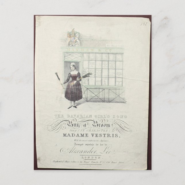 Carte Postale Bavarian Girls Chanson de Maxim Gouci, feuille de  (Devant)