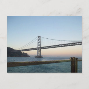 Carte Postale Bay Bridge SF California Postcard