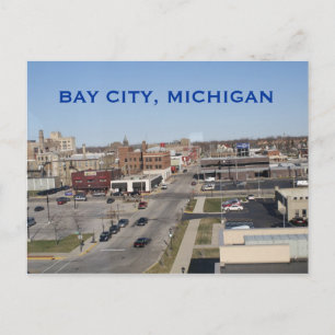 CARTE POSTALE BAY CITY, MICHIGAN POST CARD
