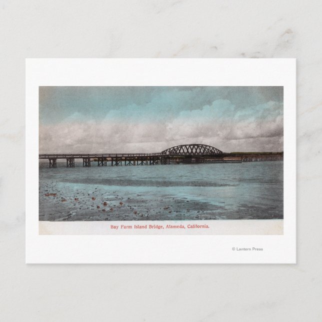 Carte Postale Bay Farm Island BridgeAlameda, CA (Devant)