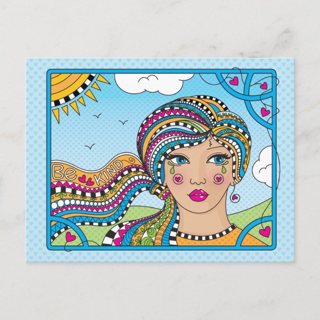 Carte postale Be Kind_ (Devant)